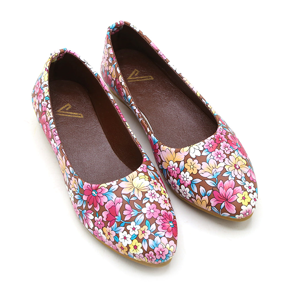 Girls Pumps - Brown, Girls Pump, Chase Value, Chase Value