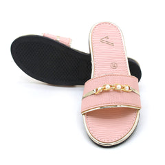 Girls Slipper - Peach