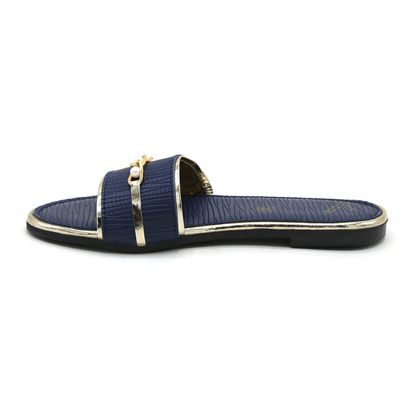 Girls Slipper - Navy Blue