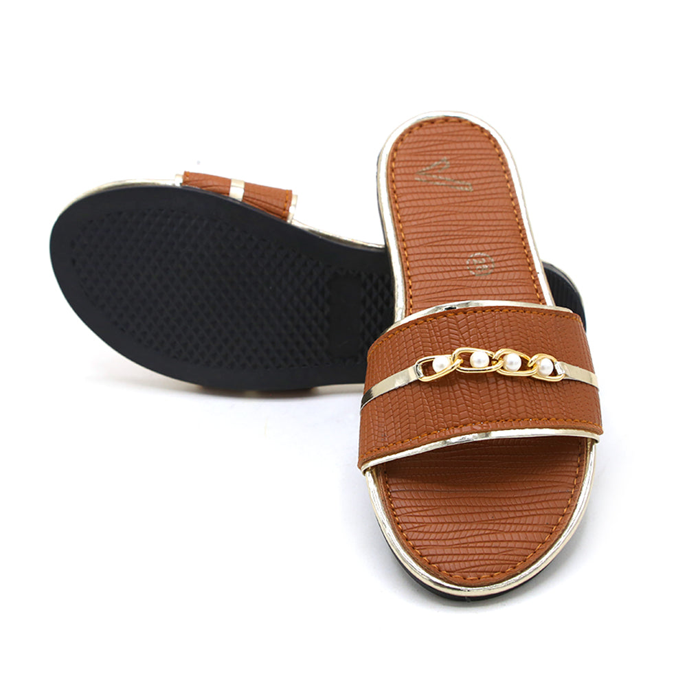 Girls Slipper - Mustard, Girls Slippers, Chase Value, Chase Value