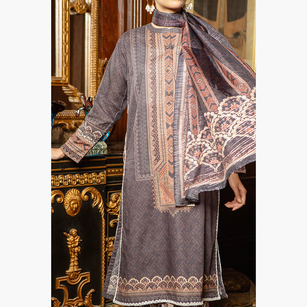 Eminent Cambric Printed Unstitched 3Pcs Suit - 5, Women, 3Pcs Shalwar Suit, Eminent, Chase Value