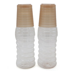 Smart Glass Bottle Pack of 2 - Light Brown