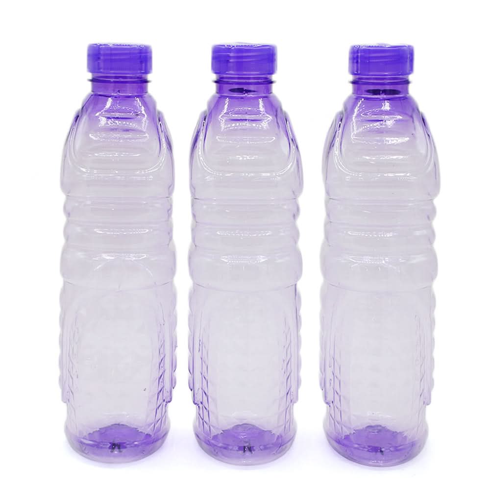 Diamond Bottle Pack of 3 - Purple, Glassware & Drinkware, Chase Value, Chase Value
