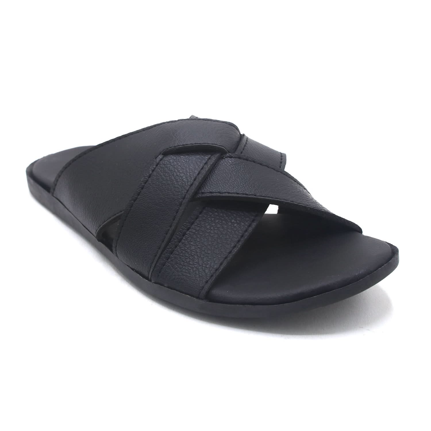 Men's Slipper - Black, Men's Slippers, Chase Value, Chase Value
