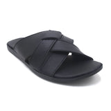 Men's Slipper - Black, Men's Slippers, Chase Value, Chase Value