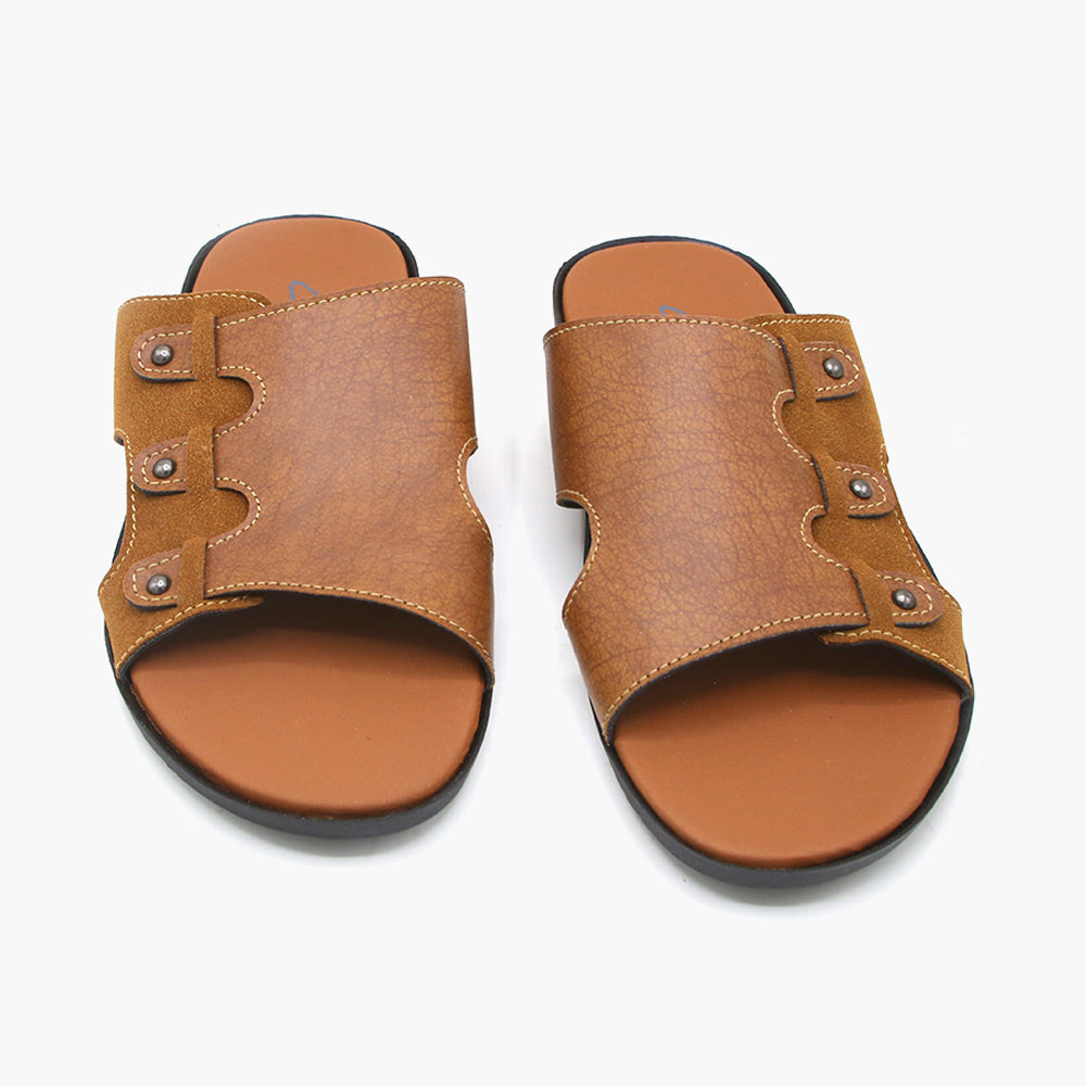 Men's Slipper - Mustard, Men's Slippers, Chase Value, Chase Value