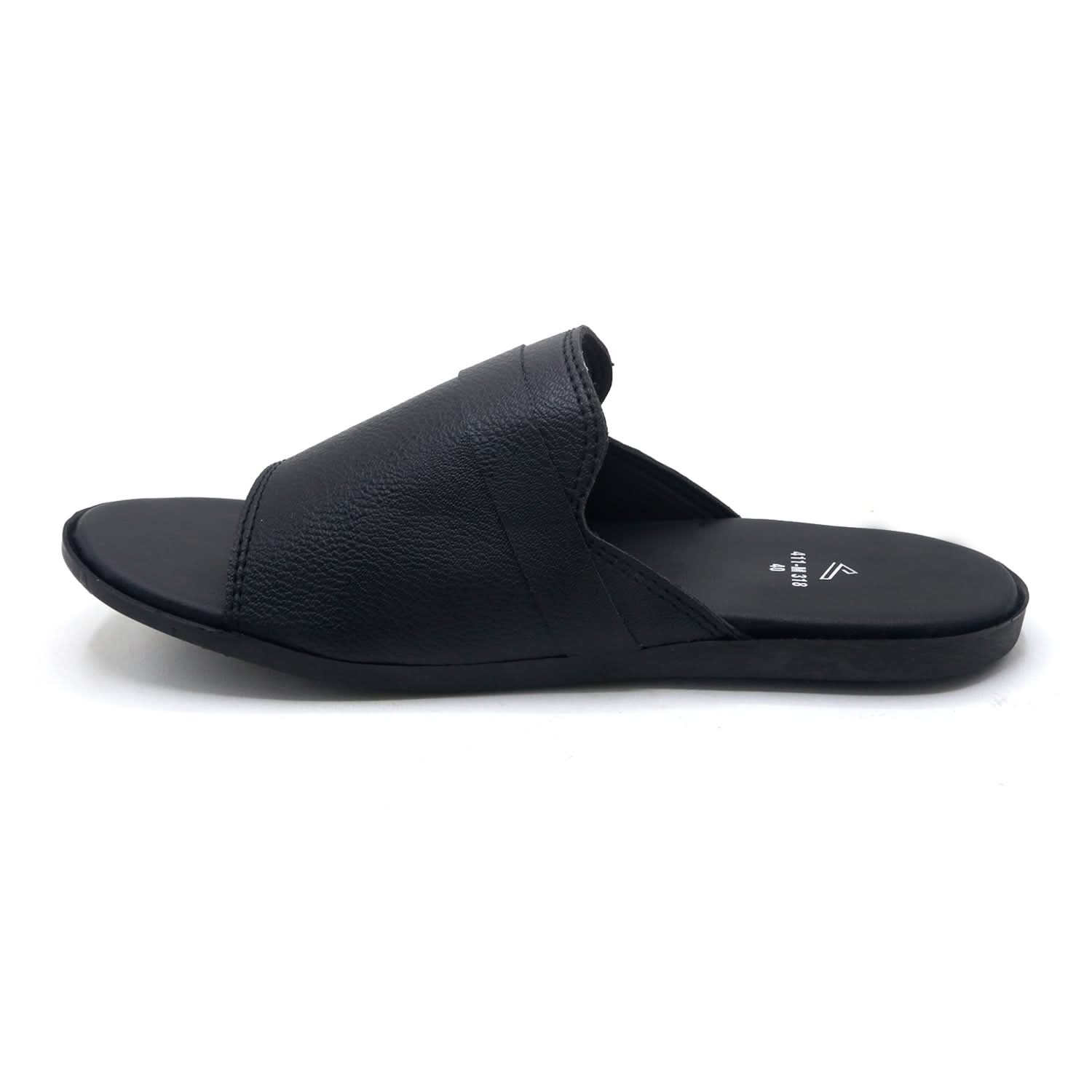 Men's Slipper - Black, Men's Slippers, Chase Value, Chase Value