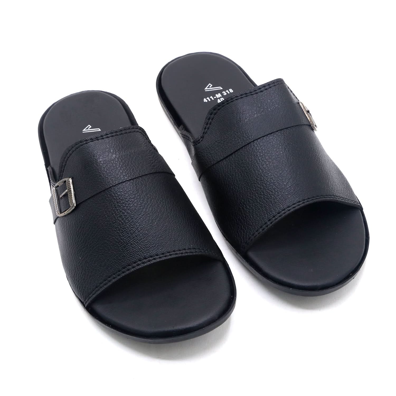 Men's Slipper - Black, Men's Slippers, Chase Value, Chase Value