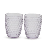 Diamond Glass Pack of 2 - Light Purple, Glassware & Drinkware, Chase Value, Chase Value