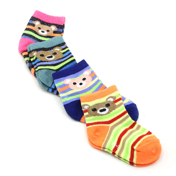 Girls Sock Pack of 4 - Multi Color