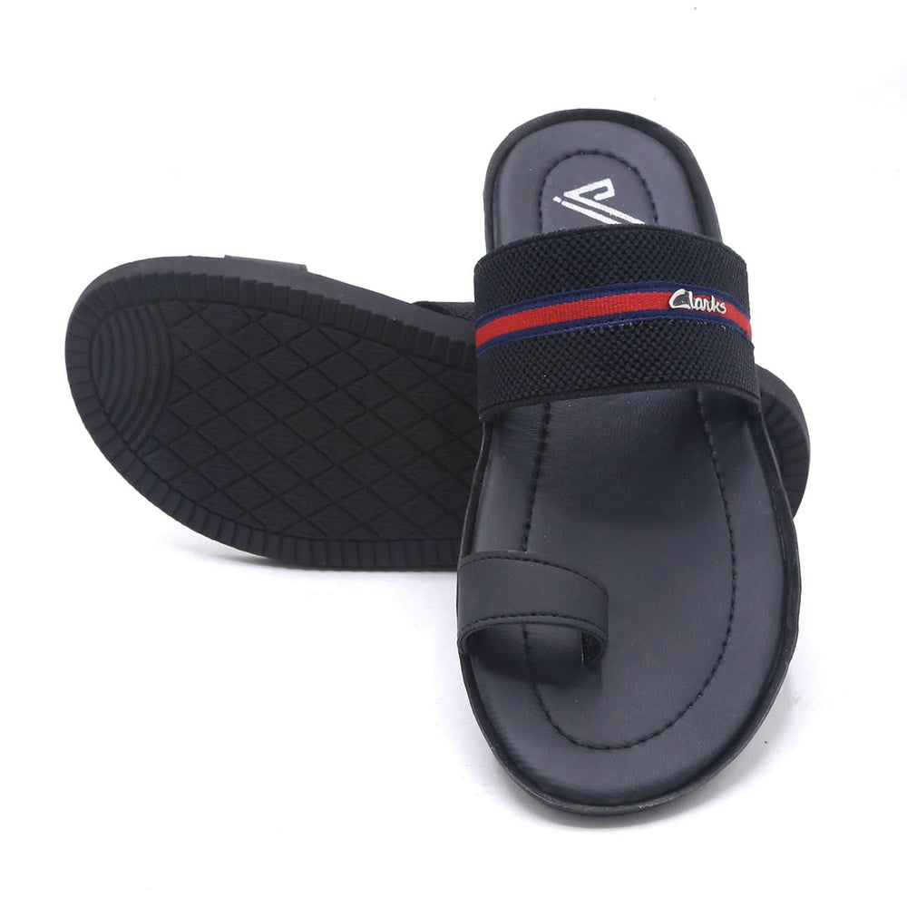 Men's Slipper - Black, Men's Slippers, Chase Value, Chase Value