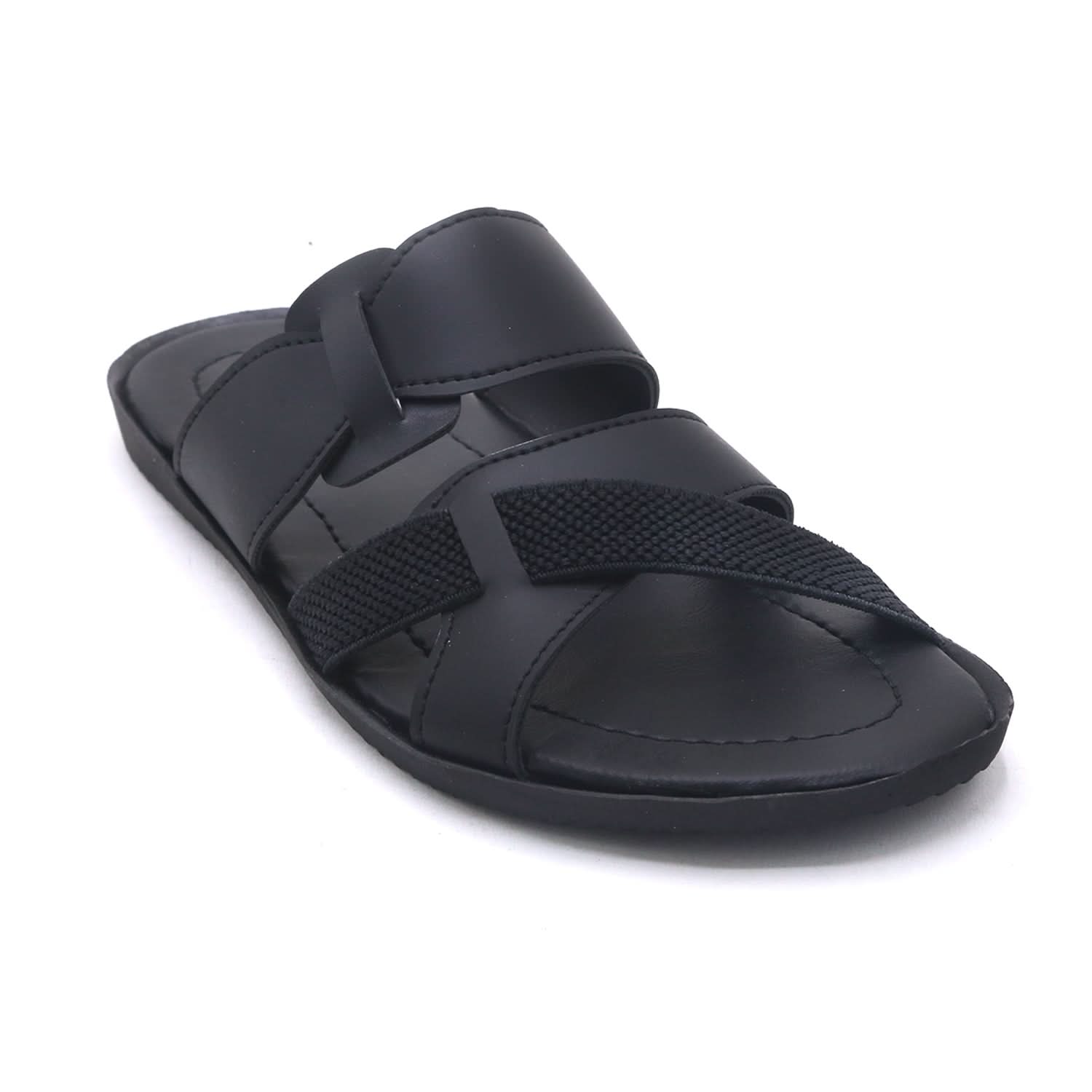 Men's Slipper - Black, Men's Slippers, Chase Value, Chase Value