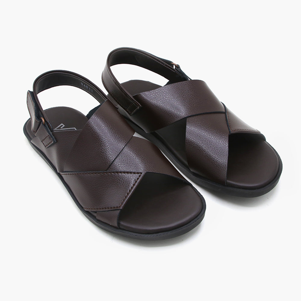 Men's Sandal - Coffee, Men's Sandals, Chase Value, Chase Value