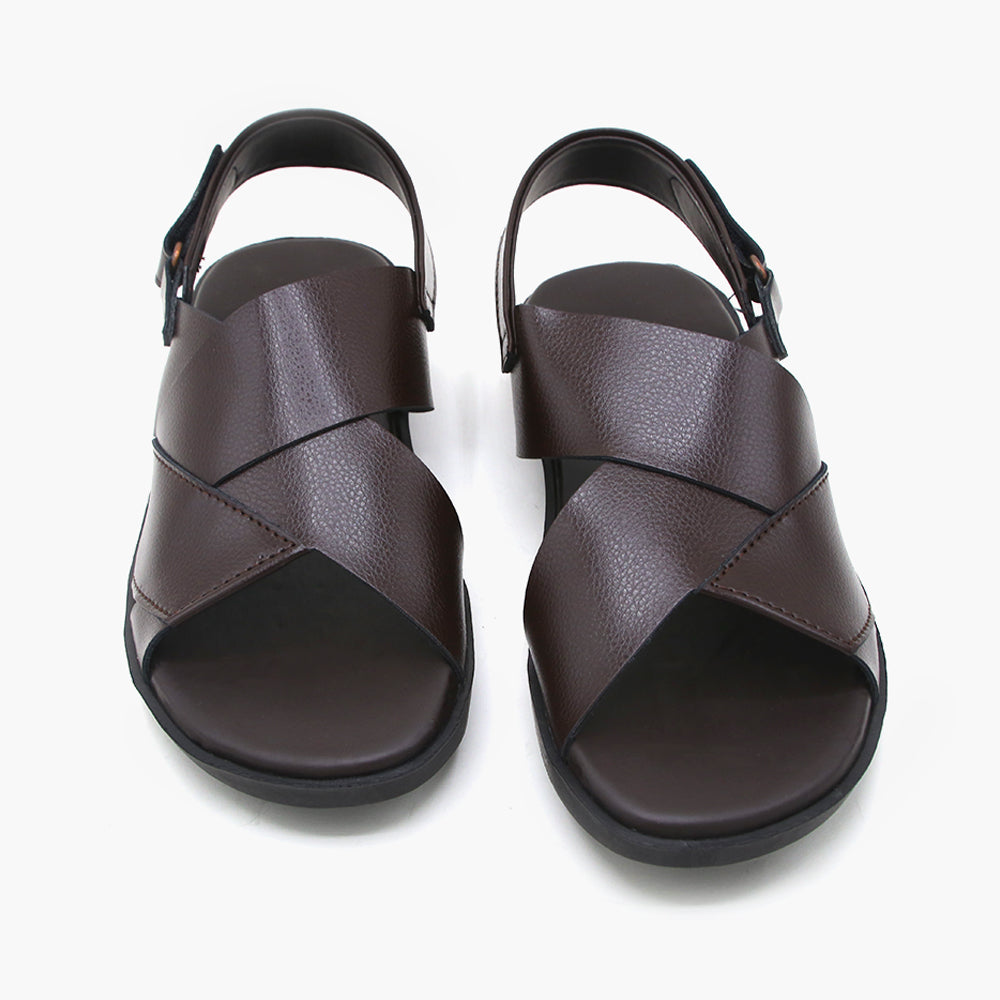 Men's Sandal - Coffee, Men's Sandals, Chase Value, Chase Value