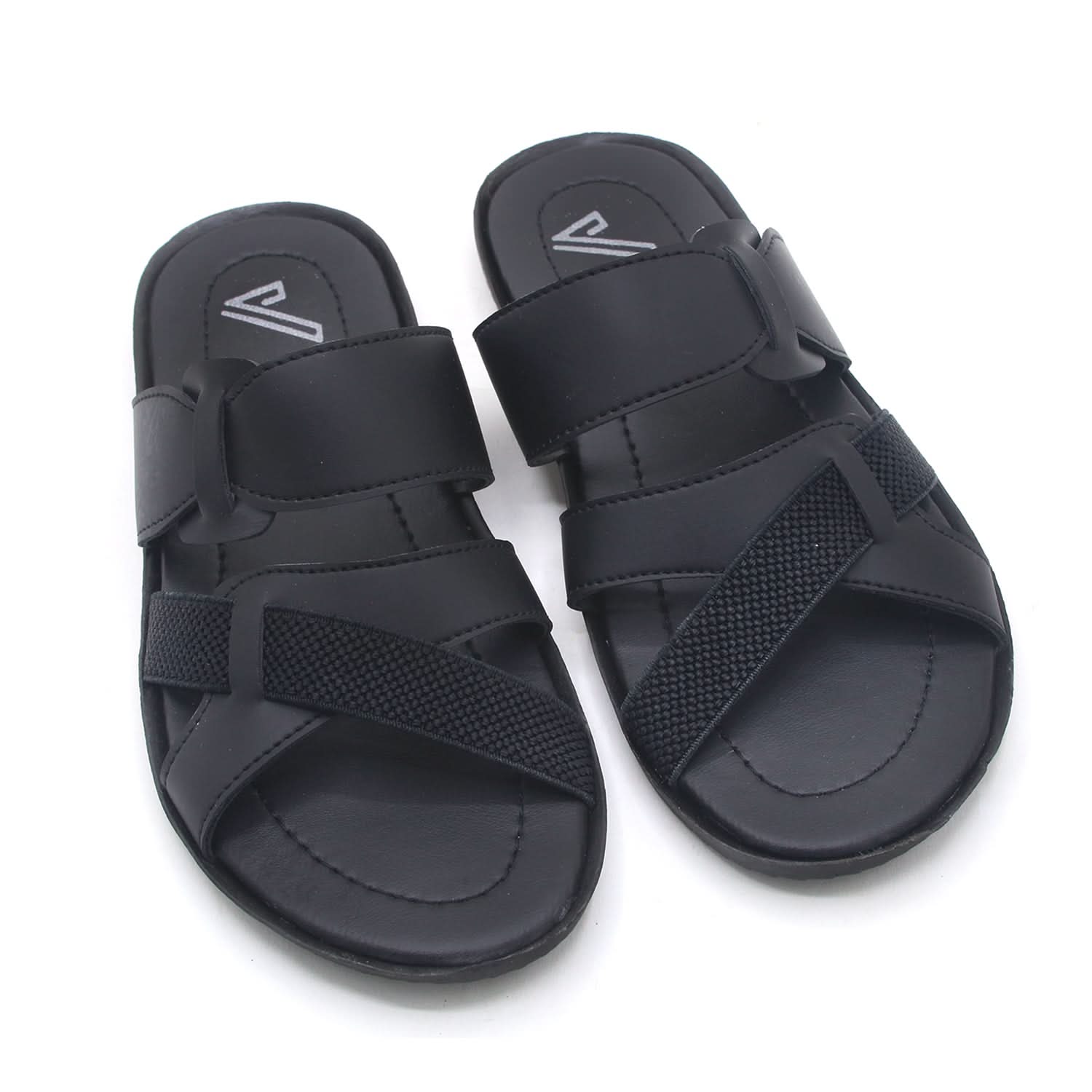 Men's Slipper - Black, Men's Slippers, Chase Value, Chase Value
