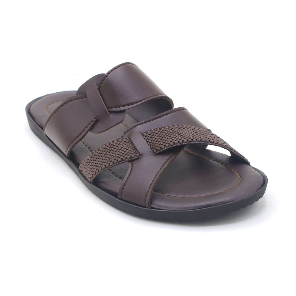Men's Slipper - Brown, Men's Slippers, Chase Value, Chase Value
