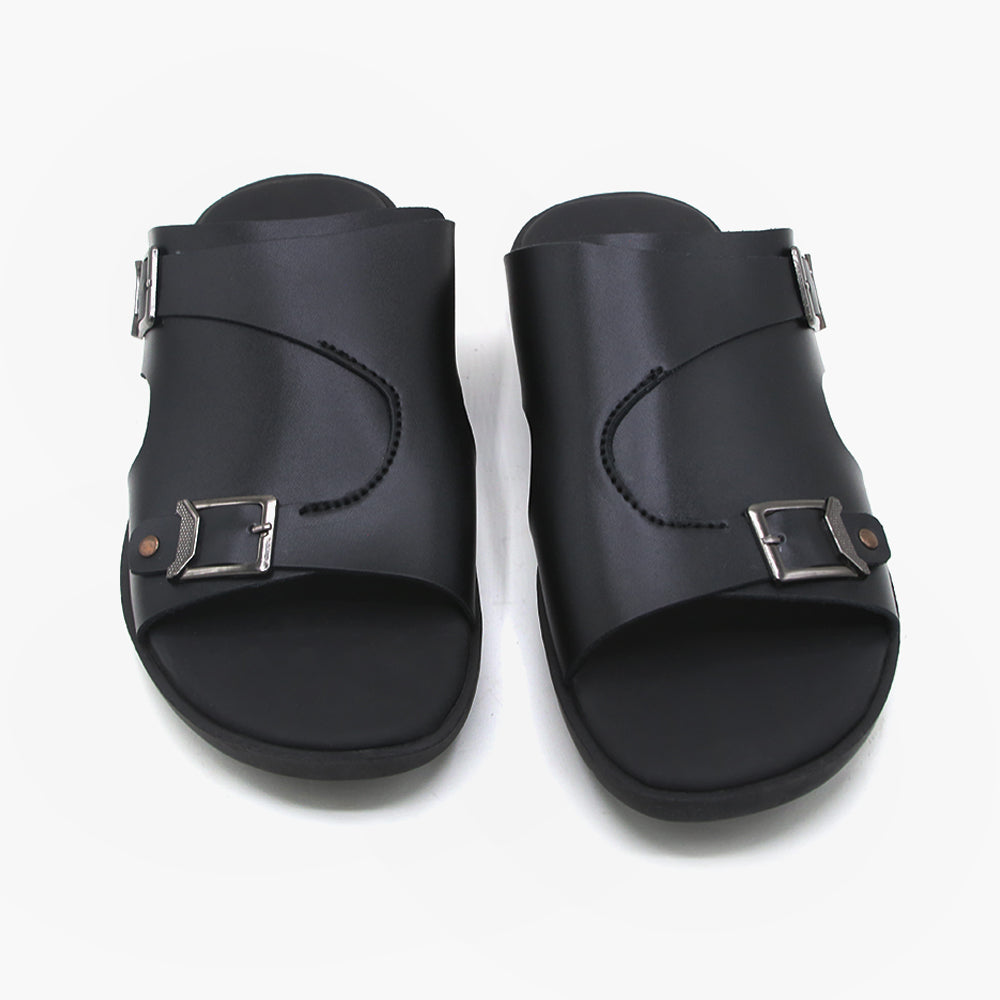 Men's Casual Slipper - Black, Men's Slippers, Chase Value, Chase Value