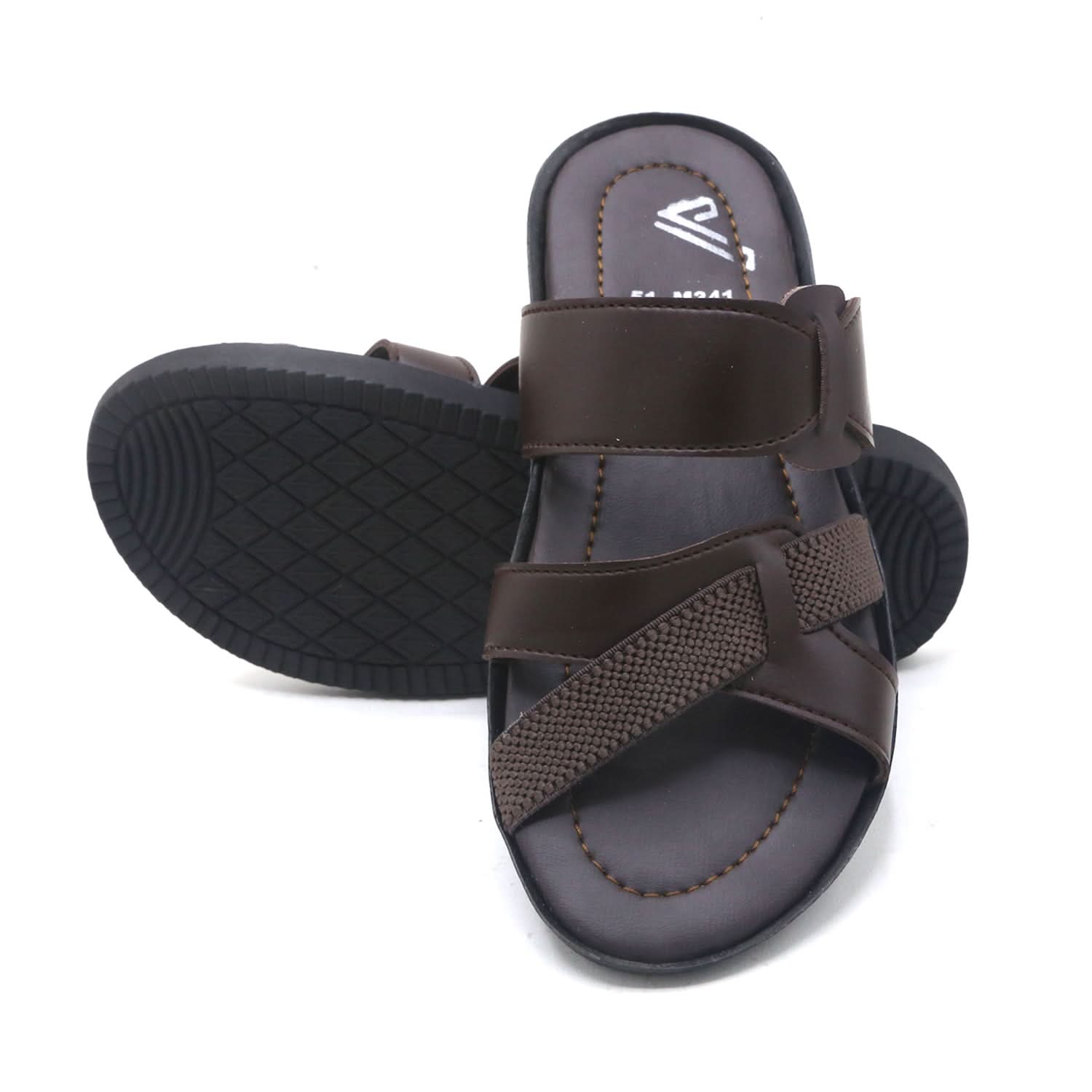 Men's Slipper - Brown, Men's Slippers, Chase Value, Chase Value