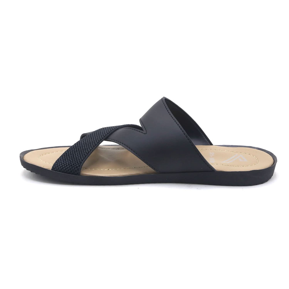 Men's Slipper - Black, Men's Slippers, Chase Value, Chase Value