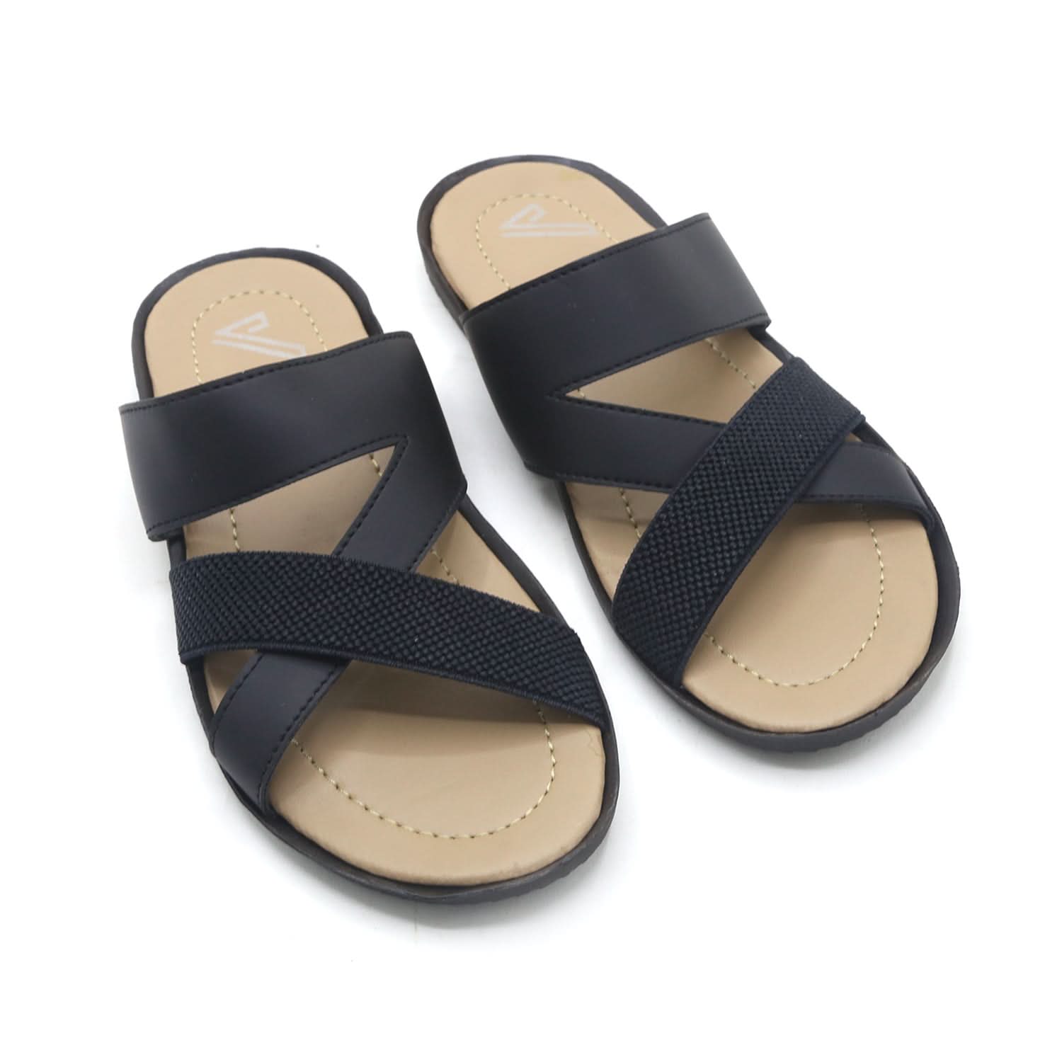 Men's Slipper - Black, Men's Slippers, Chase Value, Chase Value
