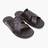 Men's Casual Slipper - Coffee, Men's Slippers, Chase Value, Chase Value