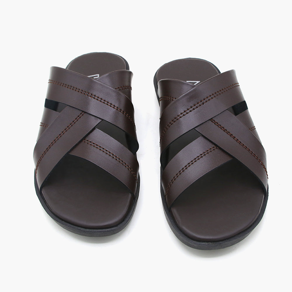 Men's Casual Slipper - Coffee, Men's Slippers, Chase Value, Chase Value