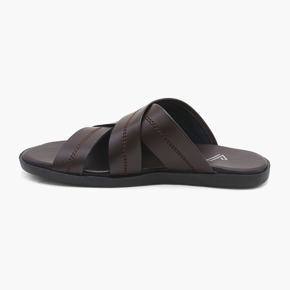 Men's Casual Slipper - Coffee, Men's Slippers, Chase Value, Chase Value