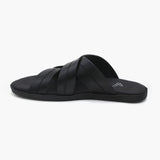 Men's Casual Slipper - Black, Men's Slippers, Chase Value, Chase Value