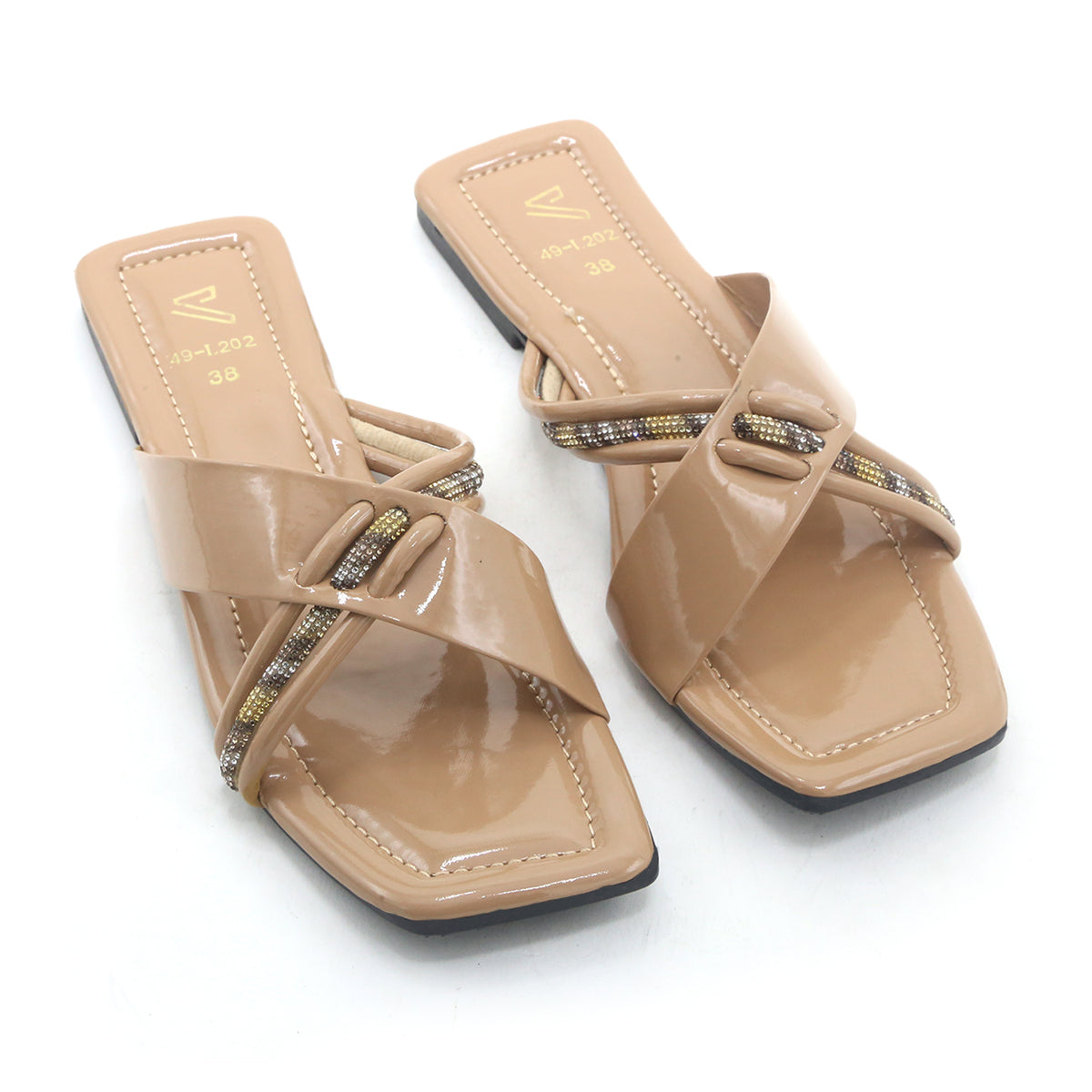 Valuable Open-Toe Slipper - Peach, Women Slippers, Chase Value, Chase Value