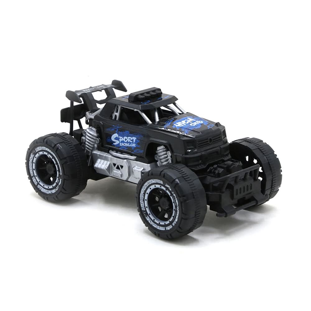 Mini Friction Monster Truck - Black, Non-Remote Control, Chase Value, Chase Value