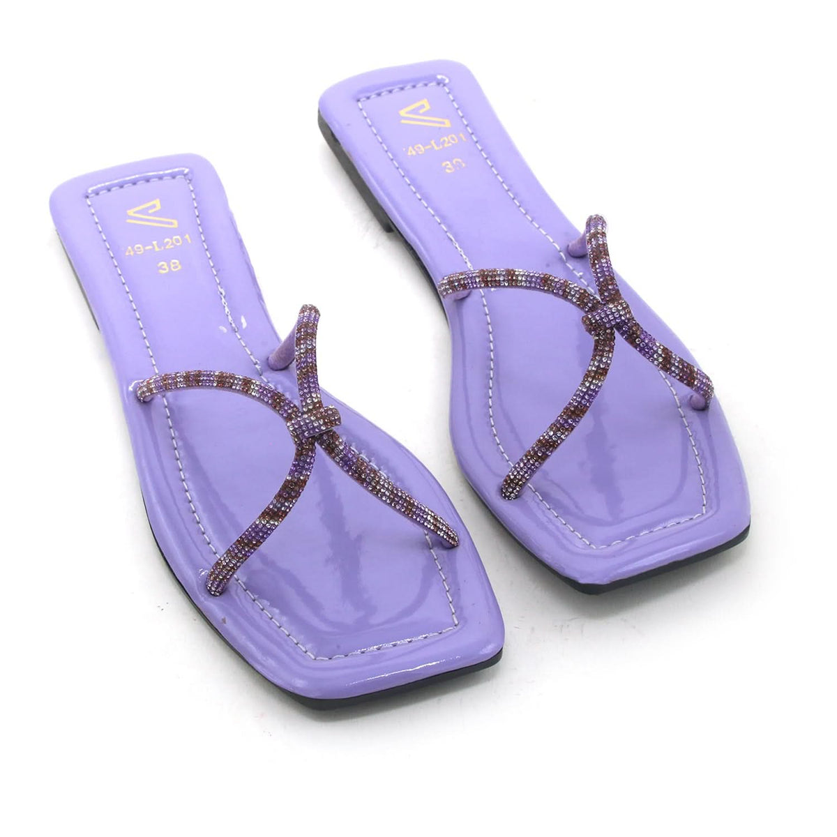 Valuable Open-Toe Slipper - Purple, Women Slippers, Chase Value, Chase Value