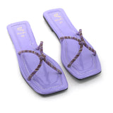 Valuable Open-Toe Slipper - Purple, Women Slippers, Chase Value, Chase Value