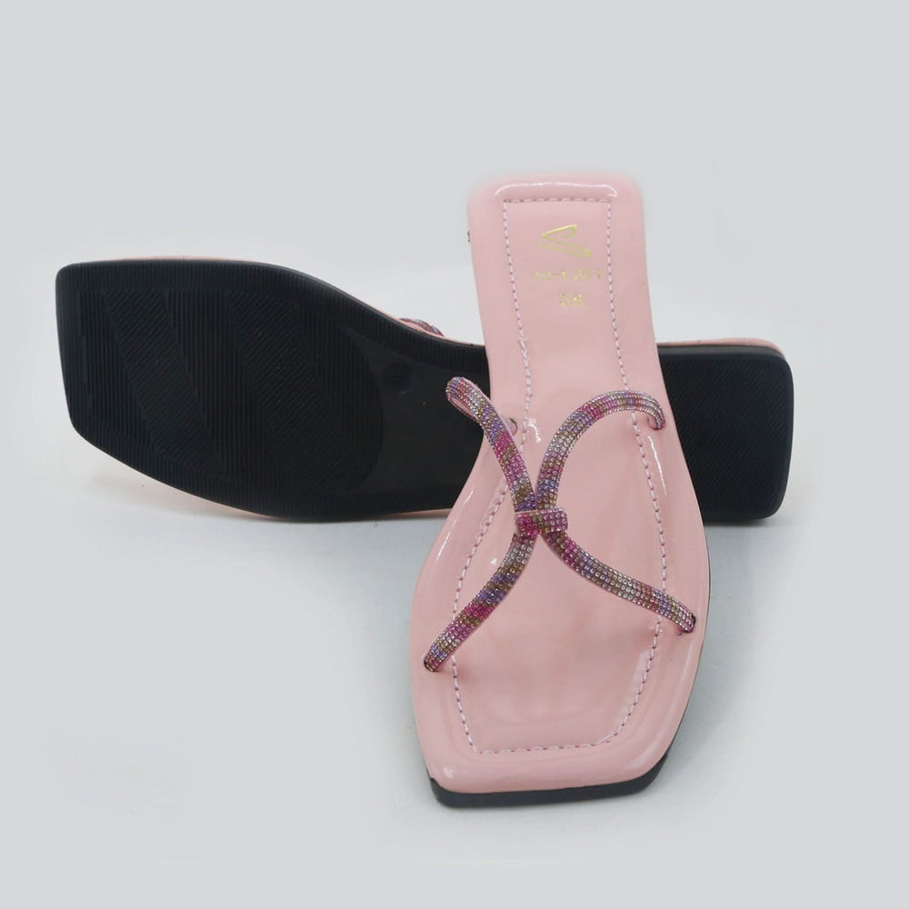 Valuable Open-Toe Slipper - Pink, Women Slippers, Chase Value, Chase Value