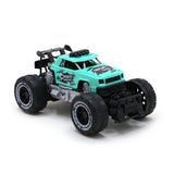 Mini Friction Monster Truck - Cyan, Non-Remote Control, Chase Value, Chase Value