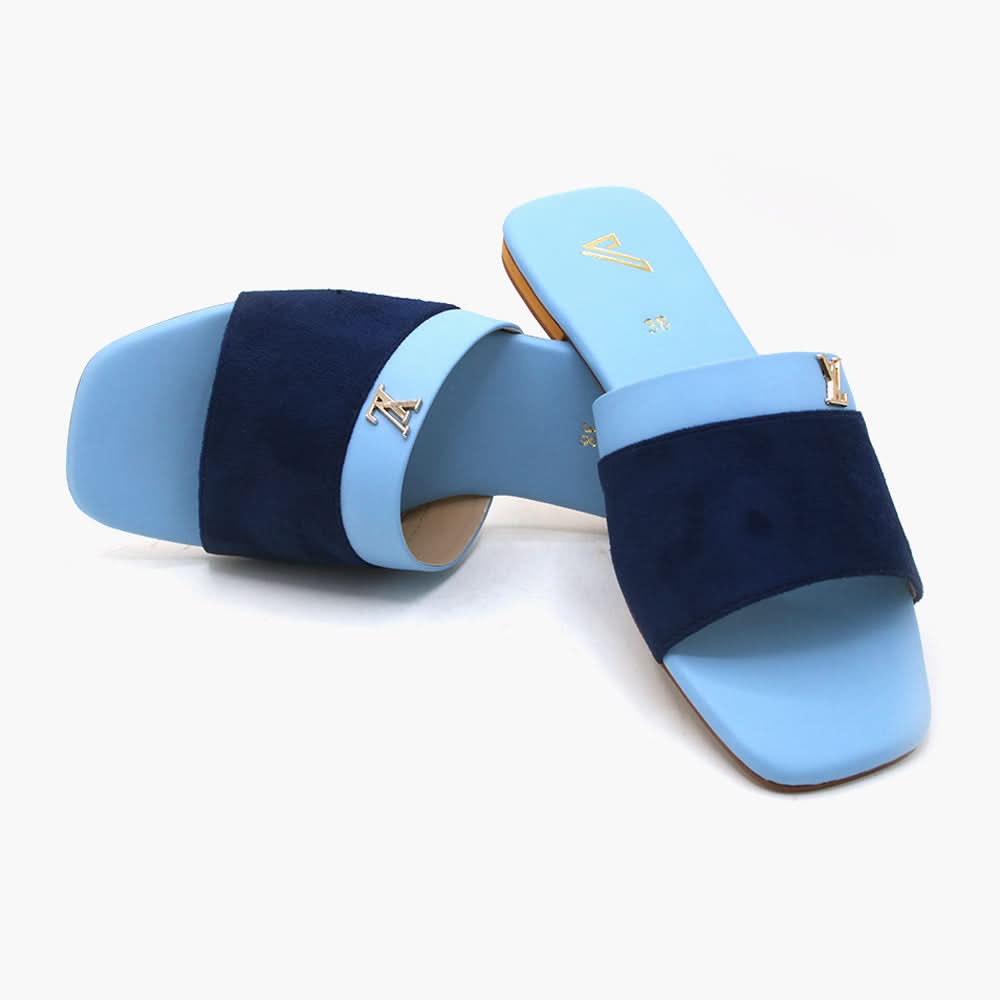 Women's Slipper - Navy Blue, Women Slippers, Chase Value, Chase Value