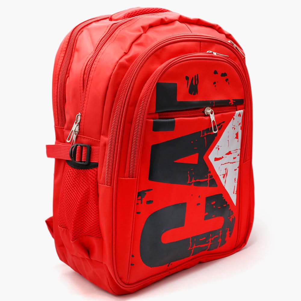 School Bag - Red, School Bags, Chase Value, Chase Value