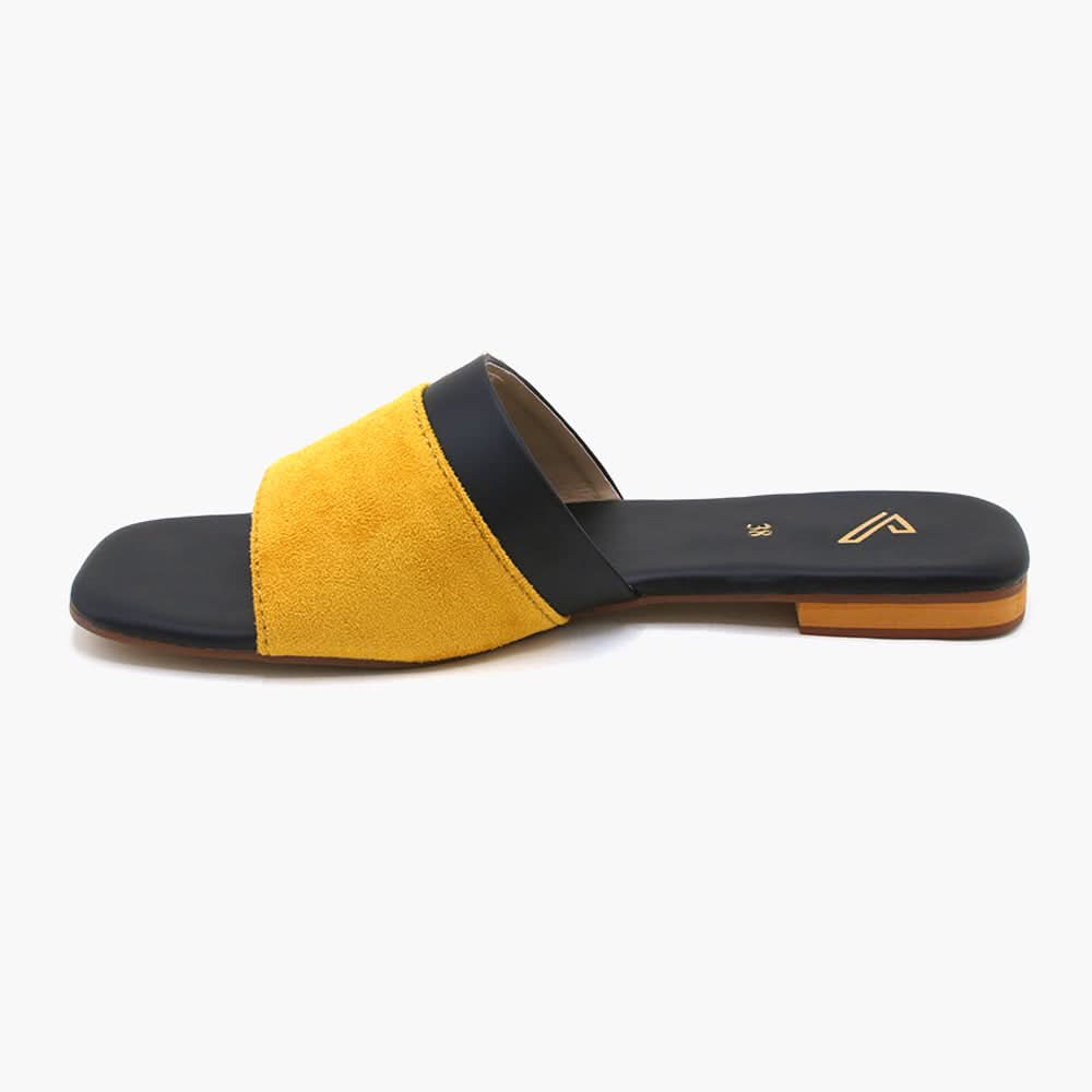 Women's Slipper - Mustard, Women Slippers, Chase Value, Chase Value