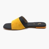 Women's Slipper - Mustard, Women Slippers, Chase Value, Chase Value