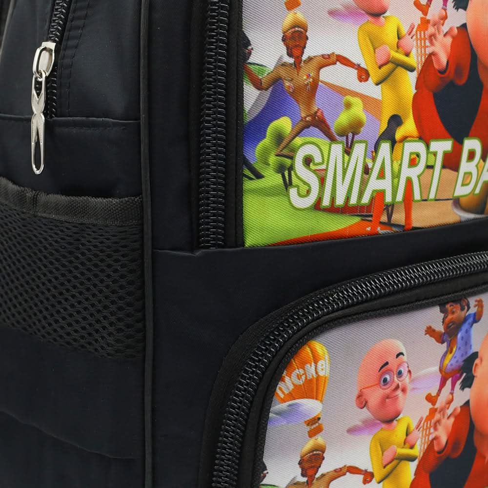 Character School Bag - Black, School Bags, Chase Value, Chase Value
