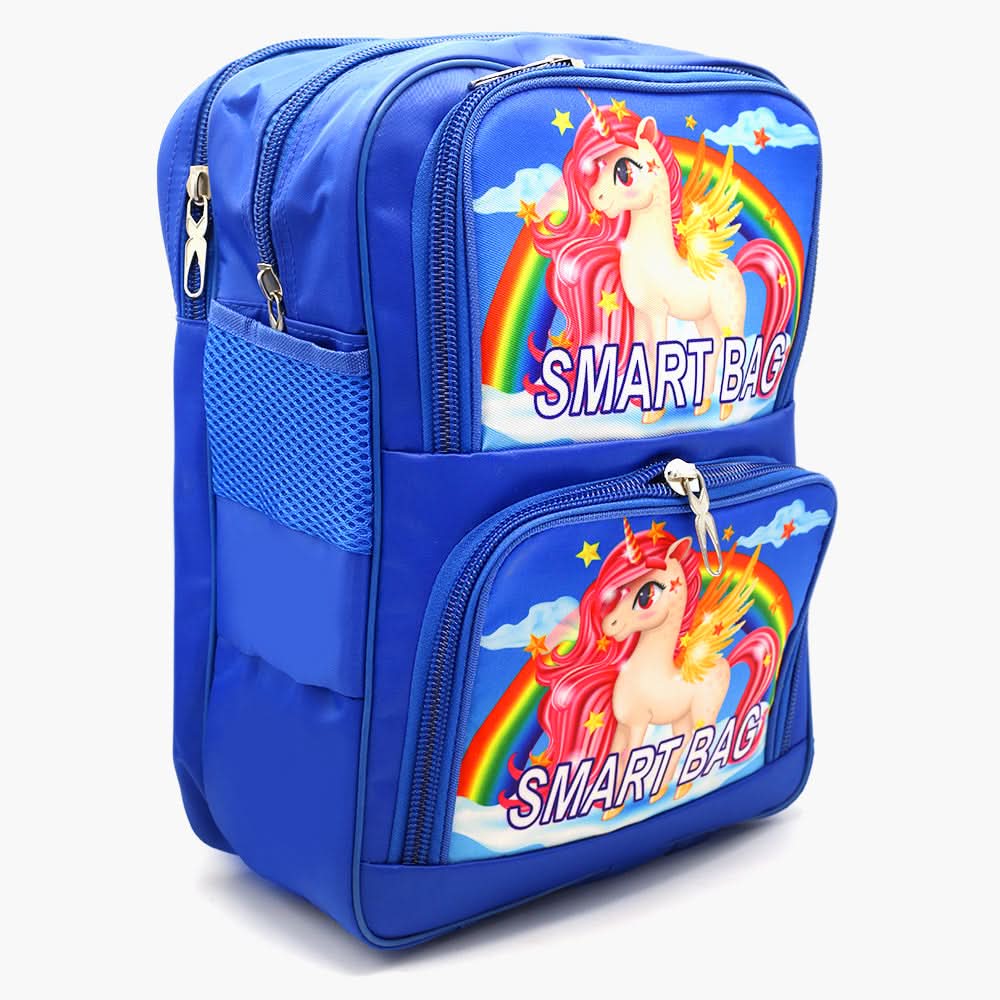 Character School Bag - Royal Blue, School Bags, Chase Value, Chase Value