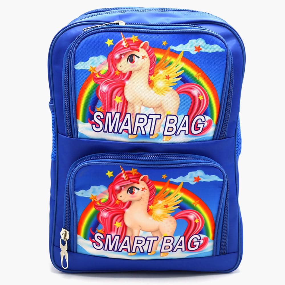 Character School Bag - Royal Blue, School Bags, Chase Value, Chase Value