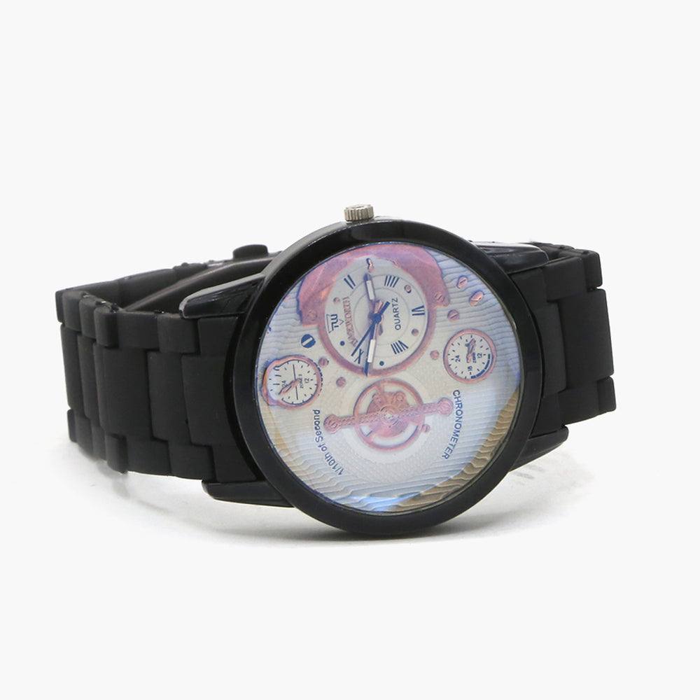 Men's Chain Watch - Black, Men's Watches, Chase Value, Chase Value