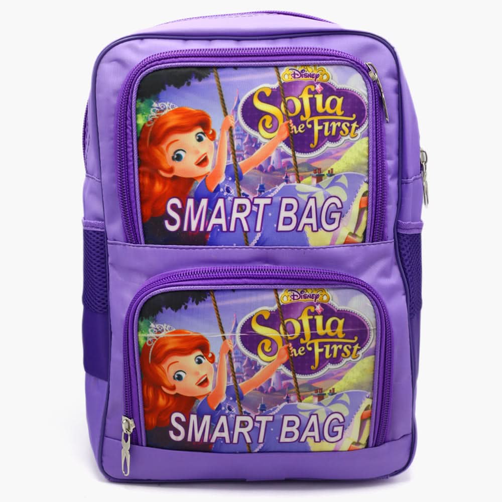 Character School Bag - Purple, School Bags, Chase Value, Chase Value