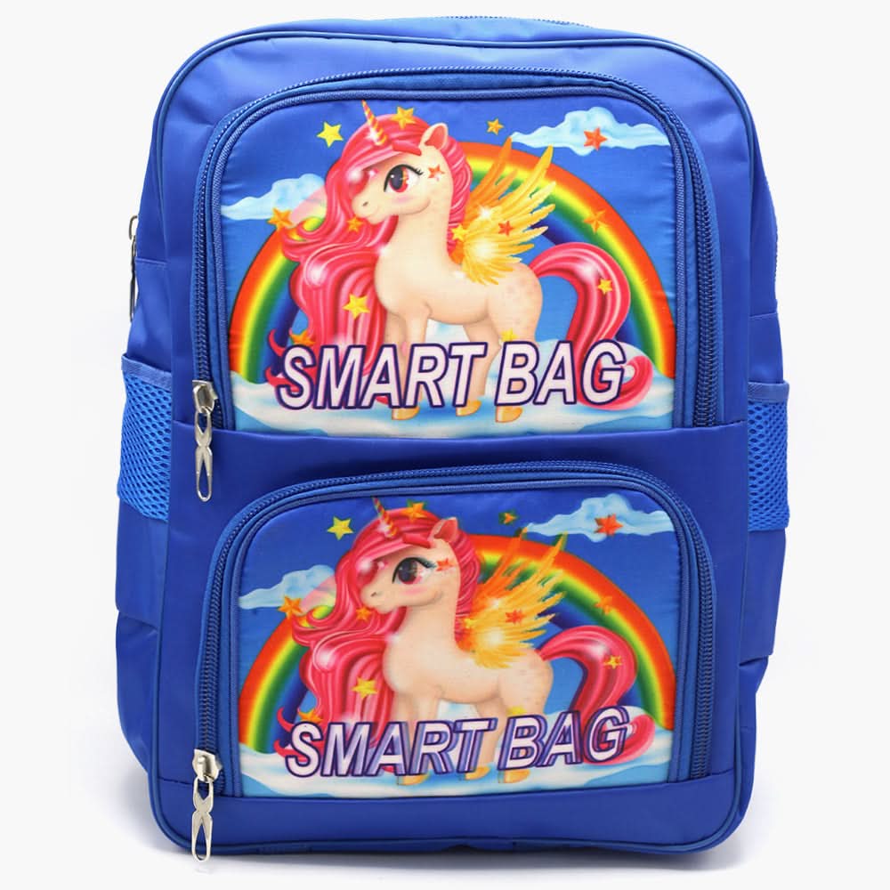 Character School Bag - Royal Blue, School Bags, Chase Value, Chase Value