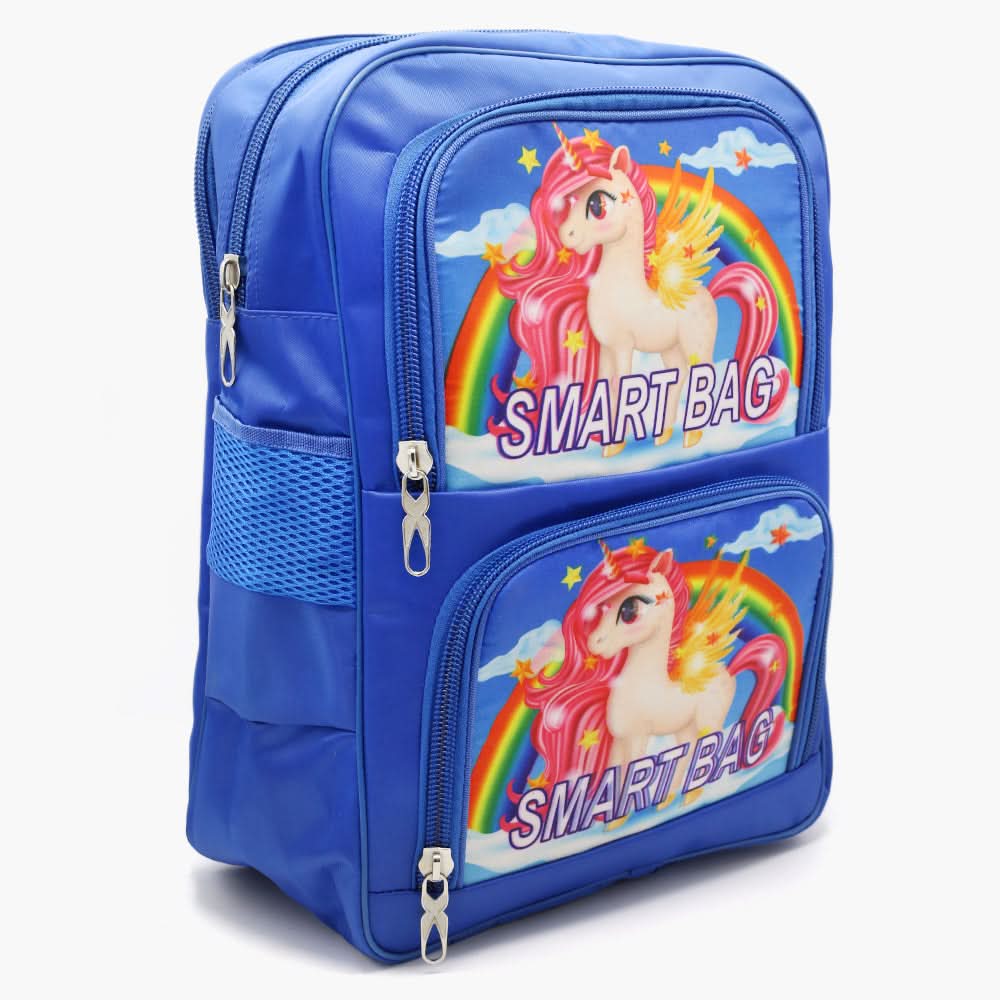 Character School Bag - Royal Blue, School Bags, Chase Value, Chase Value