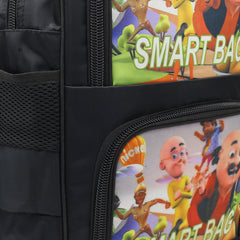 Character School Bag - Black, School Bags, Chase Value, Chase Value