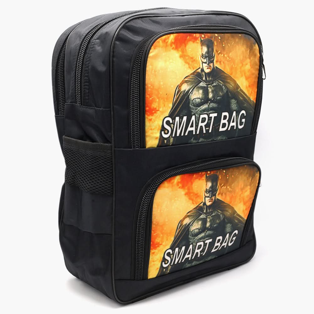 Character School Bag - Black, School Bags, Chase Value, Chase Value
