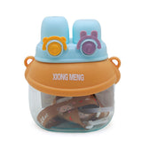 Cute Rabbit Ears Double Drinking Straw Cup With Big Belly - 1280ml, Tiffin Boxes & Bottles, Chase Value, Chase Value