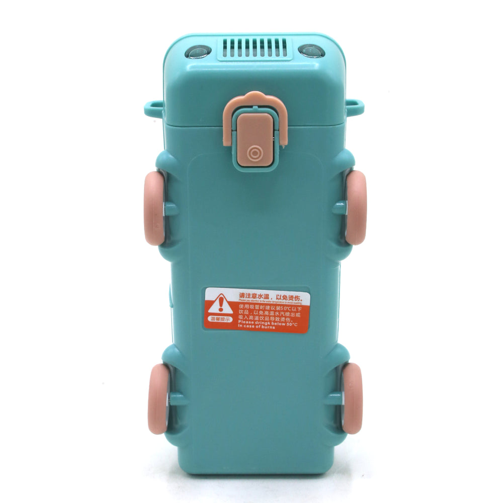 Bus Shape Water Cup With Straw - 350ml, Glassware & Drinkware, Chase Value, Chase Value