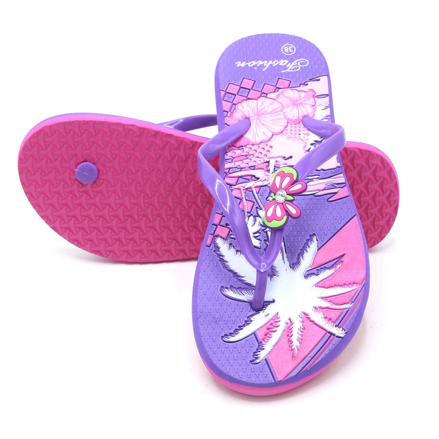Women's Flip Flop Slipper - Purple, Women Slippers, Chase Value, Chase Value